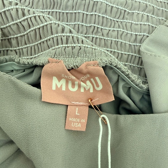 Show Me Your MuMu June Maxi Dress Dove Gray Light - Picture 9 of 11